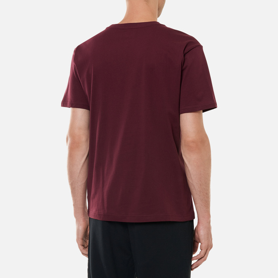 Мужская футболка New Balance Essentials Embroidered Burgundy