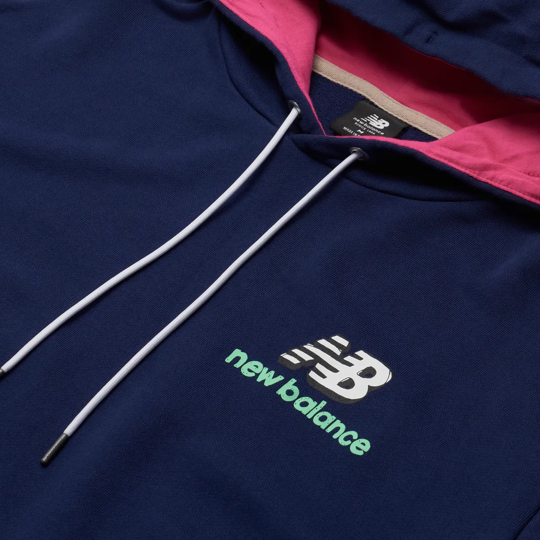 New Balance Мужская толстовка Athletics Clash Hoodie