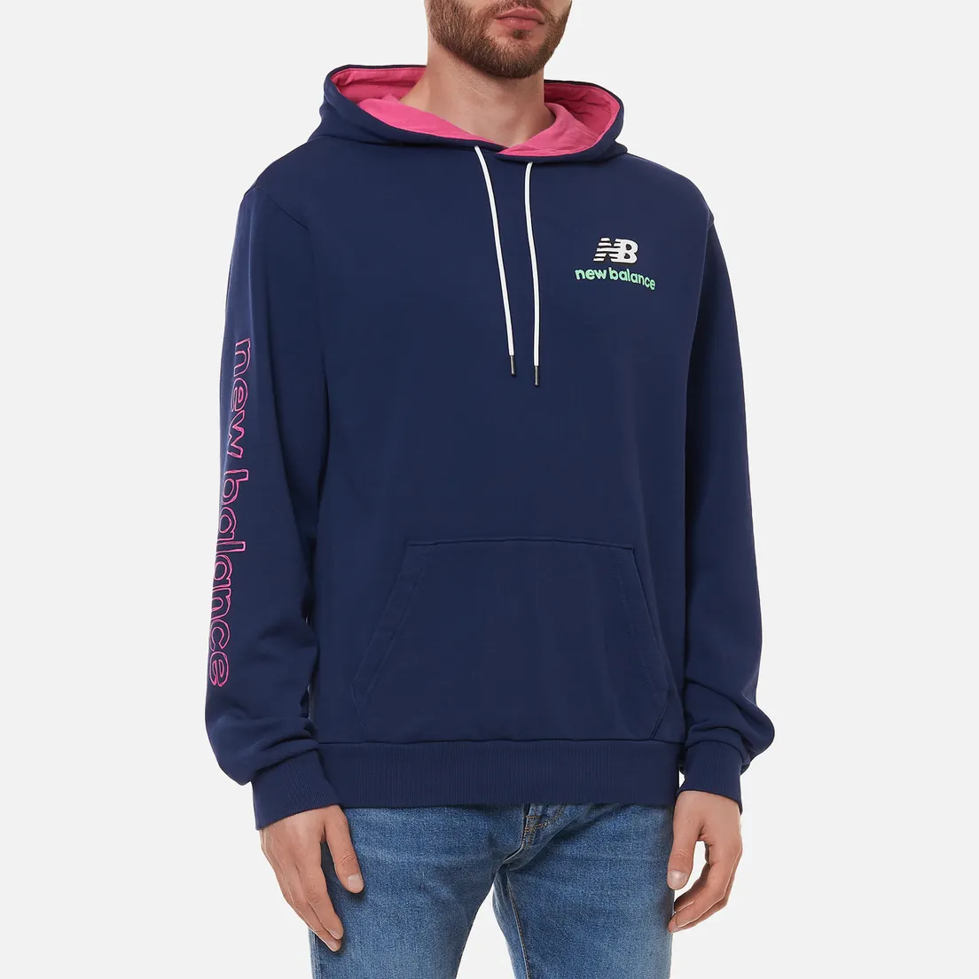 New Balance Мужская толстовка Athletics Clash Hoodie