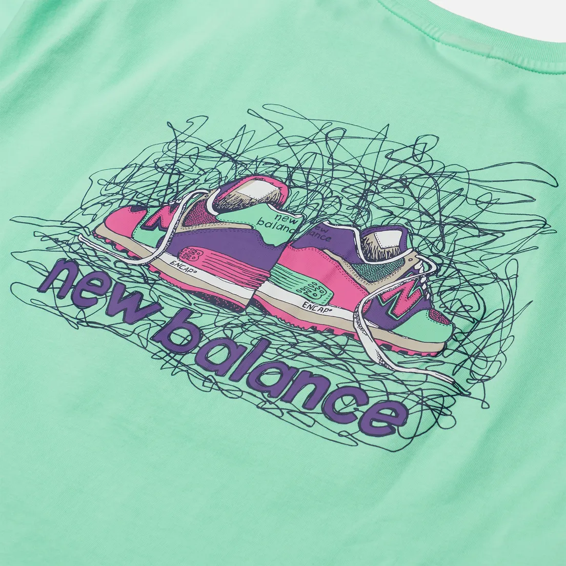 New Balance Мужская футболка Athletics Clash Graphic