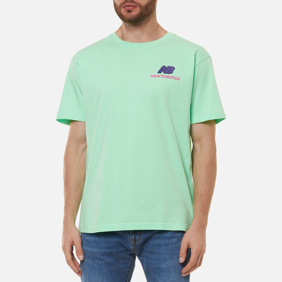 Мужская футболка New Balance Athletics Clash Graphic Agave Green
