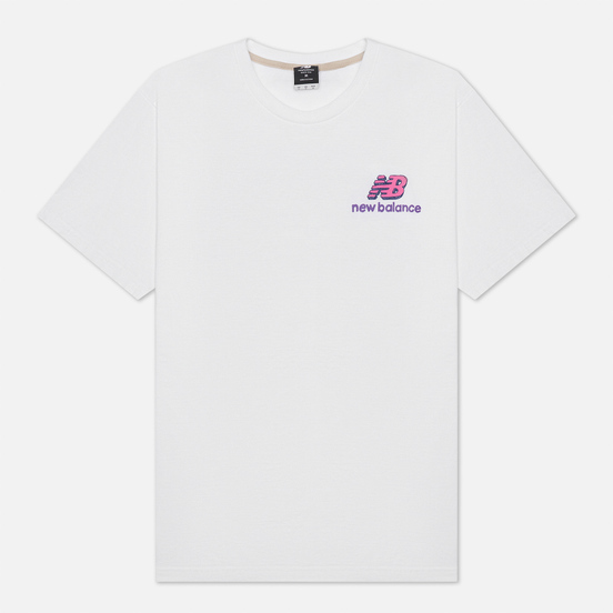Мужская футболка New Balance Athletics Clash Graphic White
