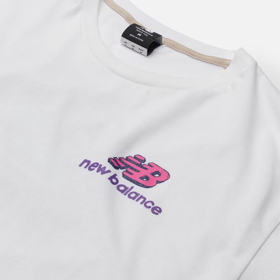 Мужская футболка New Balance Athletics Clash Graphic White