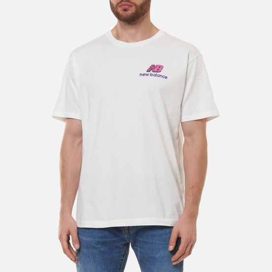 Мужская футболка New Balance Athletics Clash Graphic White