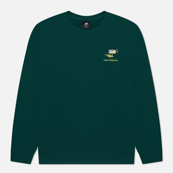 Мужская толстовка New Balance Athletics Minimize Crew Nightwatch Green