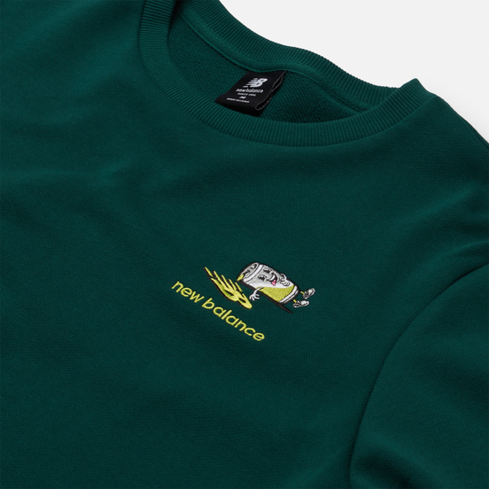 Мужская толстовка New Balance Athletics Minimize Crew Nightwatch Green