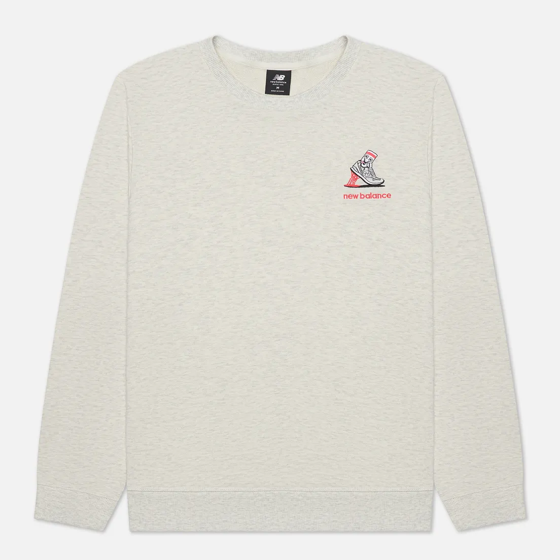 New Balance Мужская толстовка Athletics Minimize Crew