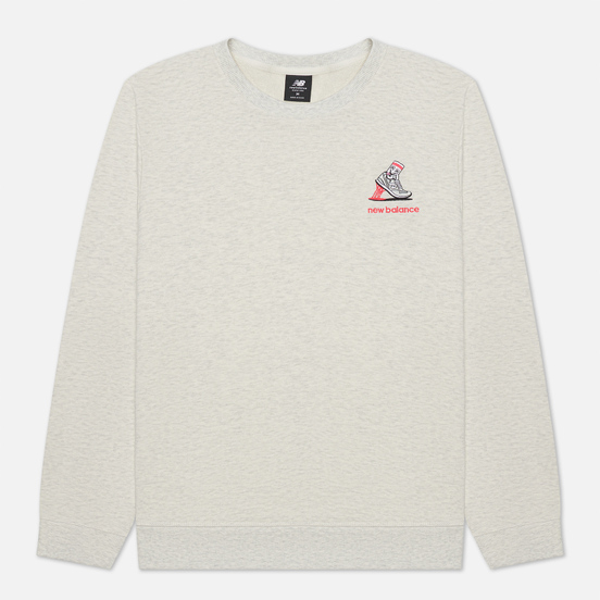 Мужская толстовка New Balance Athletics Minimize Crew Sea Salt Heather