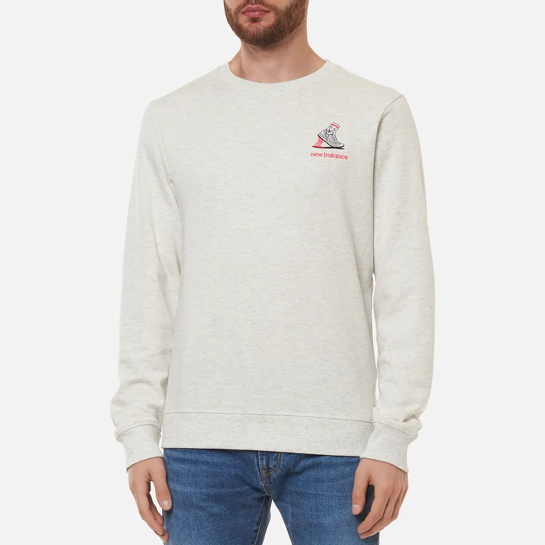 New Balance Мужская толстовка Athletics Minimize Crew