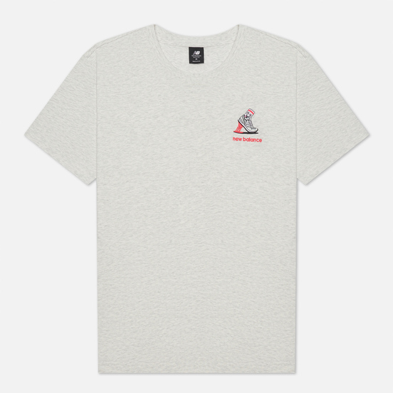 Мужская футболка New Balance Athletics Minimize Sea Salt Heather