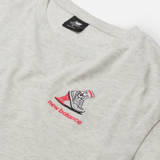 Мужская футболка New Balance Athletics Minimize Sea Salt Heather