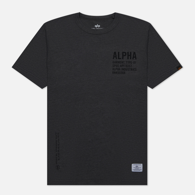 мужская футболка alpha industries graphic чёрный размер m Alpha Industries Graphic