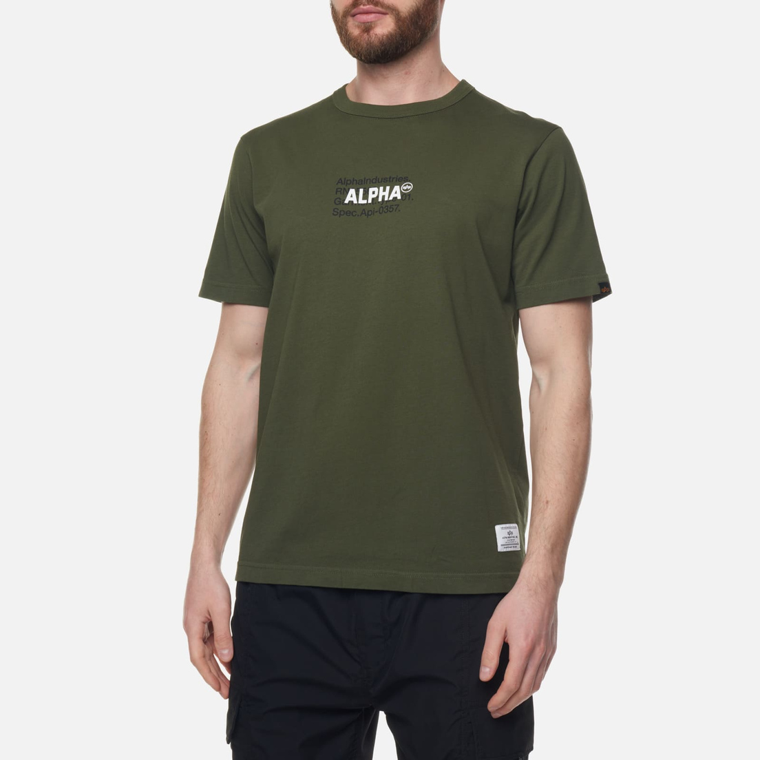 Alpha Industries Мужская футболка Code Graphic