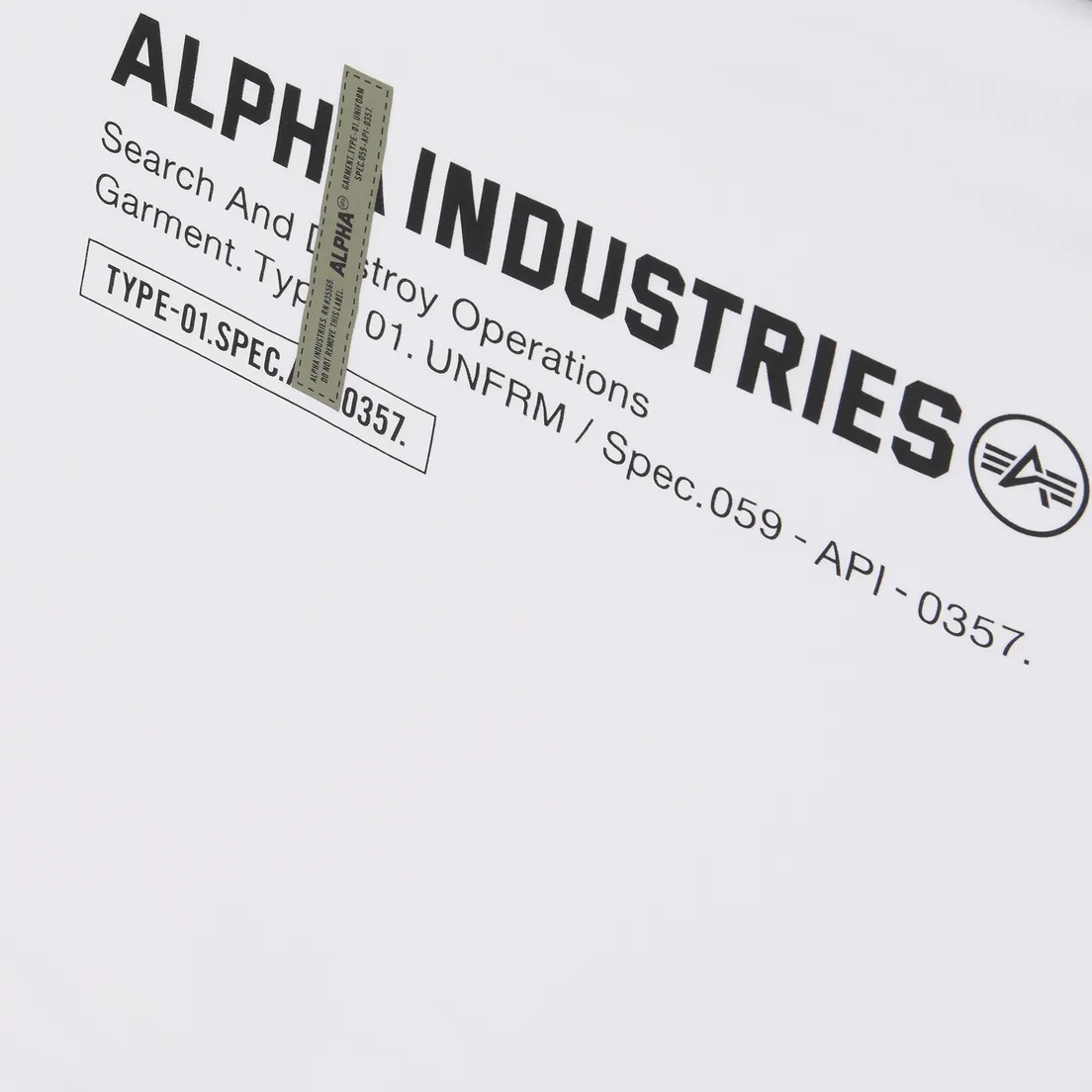 Alpha Industries Мужская футболка Garment Type