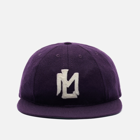 фото Кепка ebbets field flannels mi-tee monarchs 1935 vintage 8 panel, цвет фиолетовый