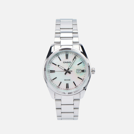 Наручные часы CASIO Collection MTP-1302DS-7A, цвет серебряный