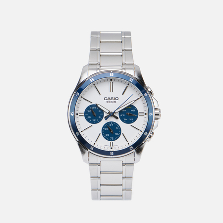 Наручные часы CASIO Collection MTP-1374D-7A2, цвет серебряный