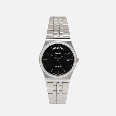 Наручные часы CASIO Collection MTP-B146D-1A, цвет серебряный