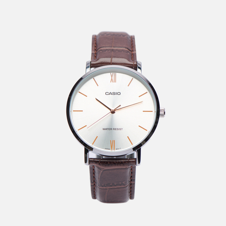 фото Наручные часы casio collection mtp-vt01l-7b2, цвет коричневый