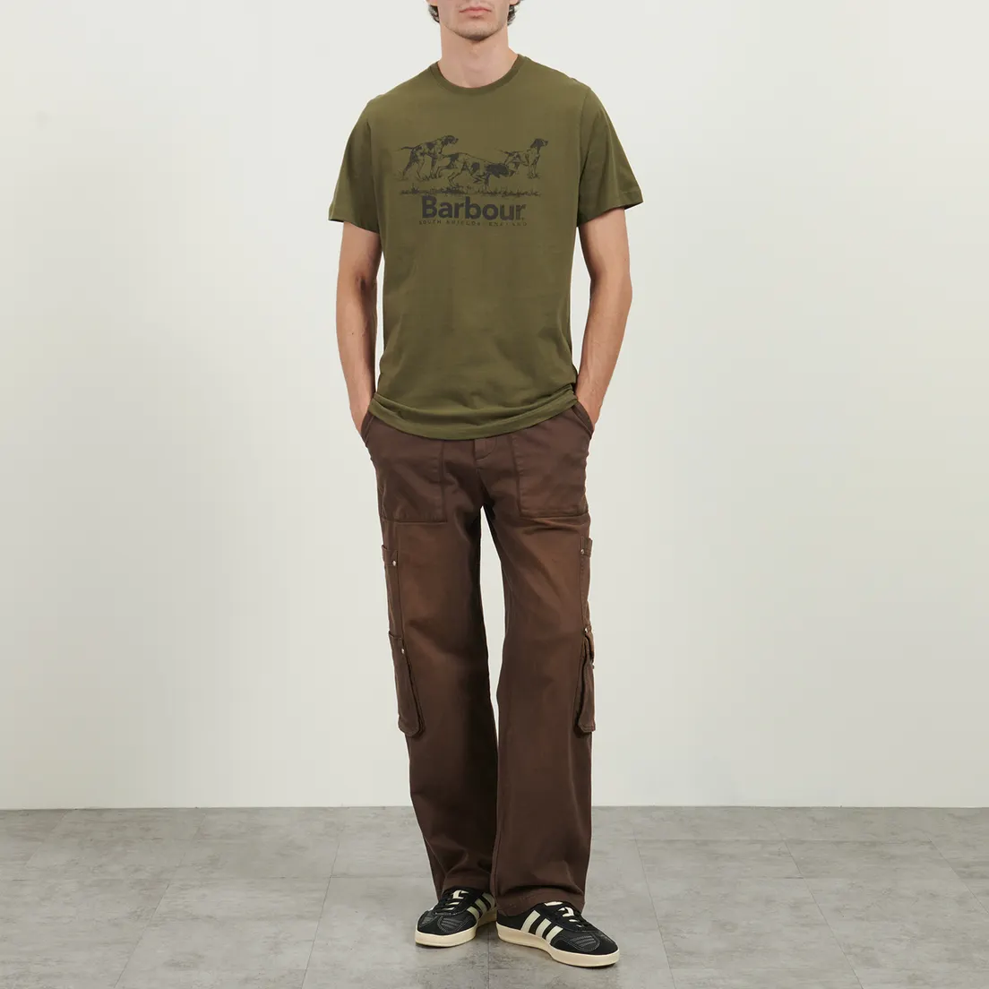 Barbour Мужская футболка Field Dog Graphic