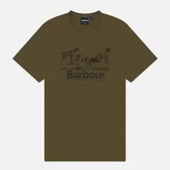 Barbour Мужская футболка Field Dog Graphic