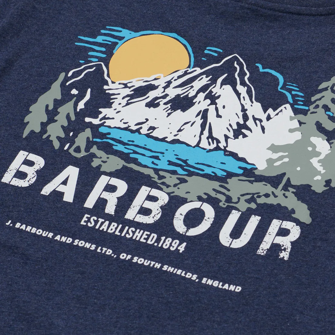 Barbour Мужская футболка Perham Graphic