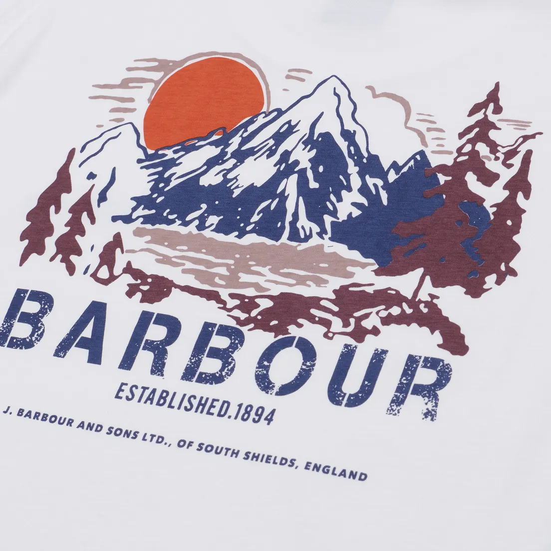 Barbour Мужская футболка Perham Graphic