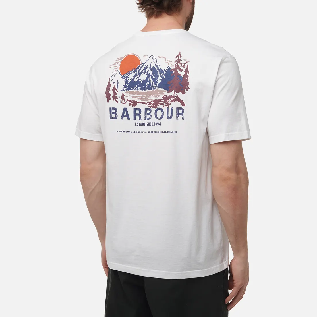 Barbour Мужская футболка Perham Graphic