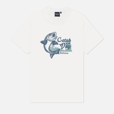 Мужская футболка Barbour Fairlight Graphic, цвет белый, размер XXL