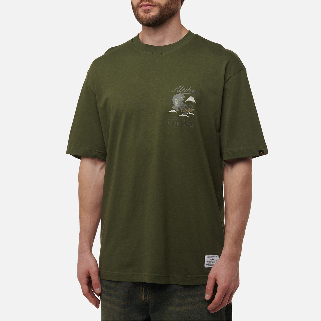 Alpha Industries Мужская футболка Tiger Search And Destroy