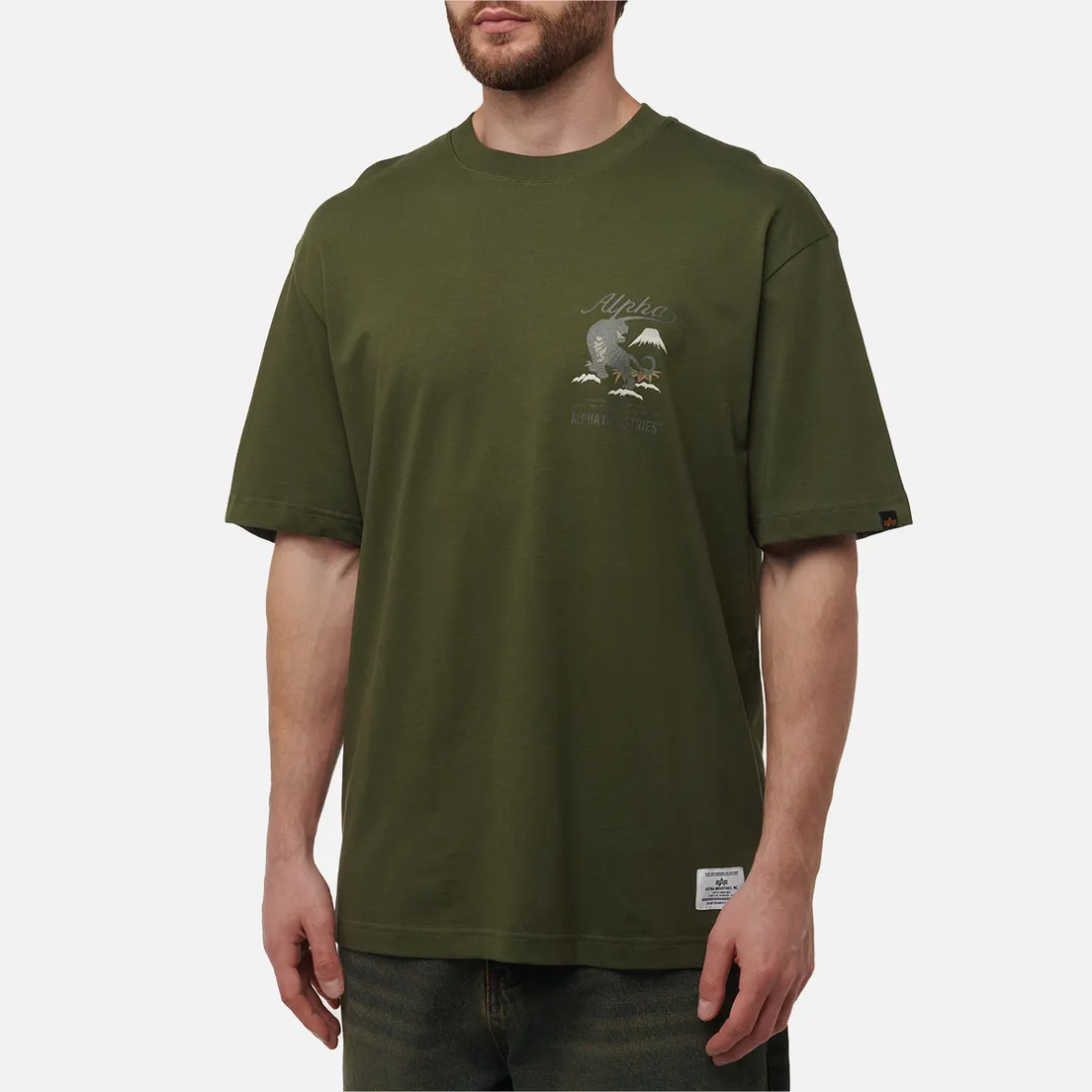 Alpha Industries Мужская футболка Tiger Search And Destroy