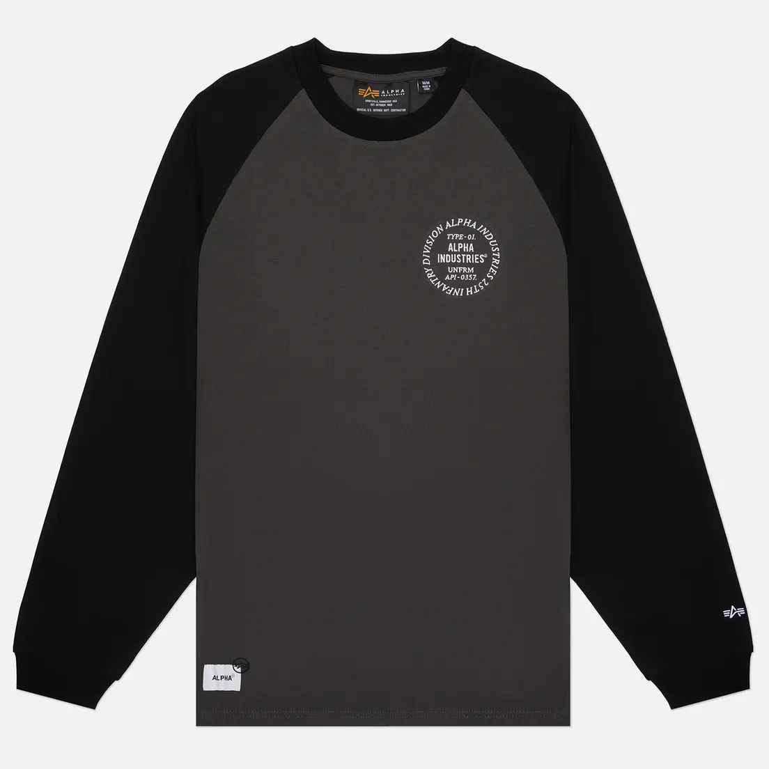 Alpha Industries Мужской лонгслив Uniform Raglan