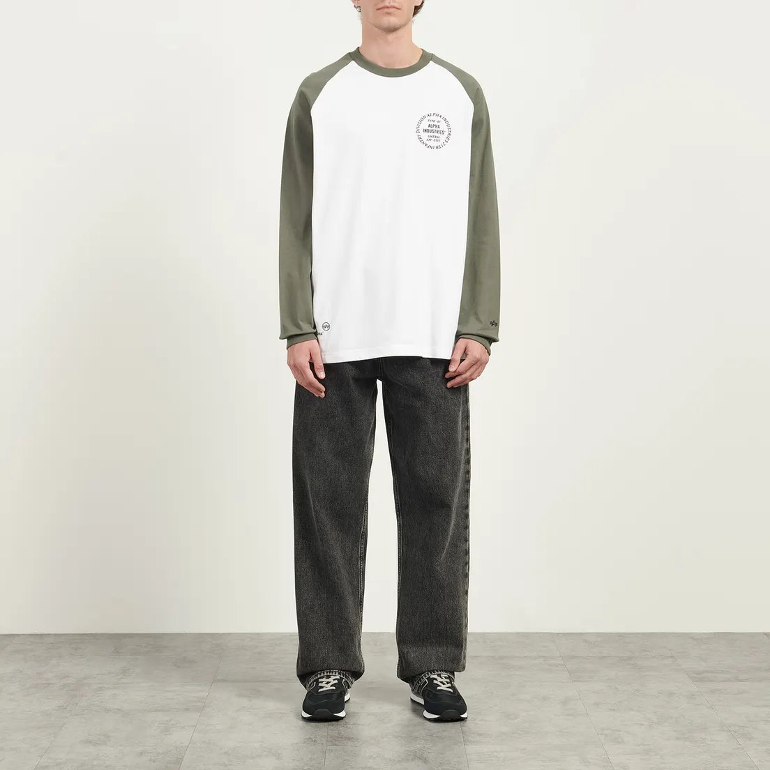 Alpha Industries Мужской лонгслив Uniform Raglan
