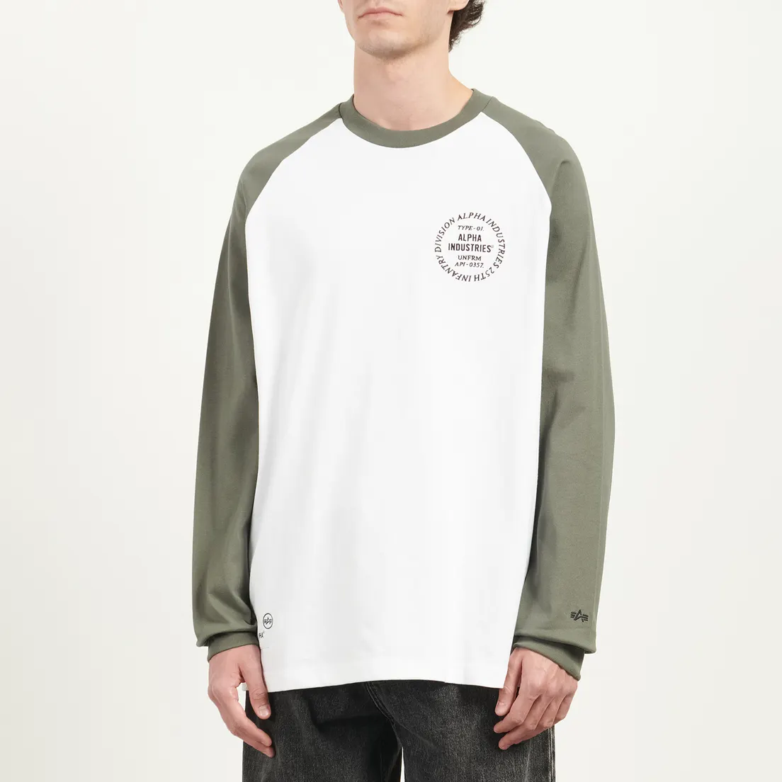 Alpha Industries Мужской лонгслив Uniform Raglan