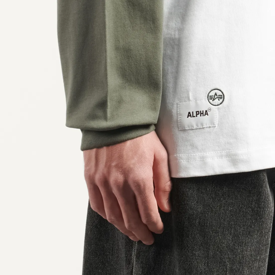 Alpha Industries Мужской лонгслив Uniform Raglan