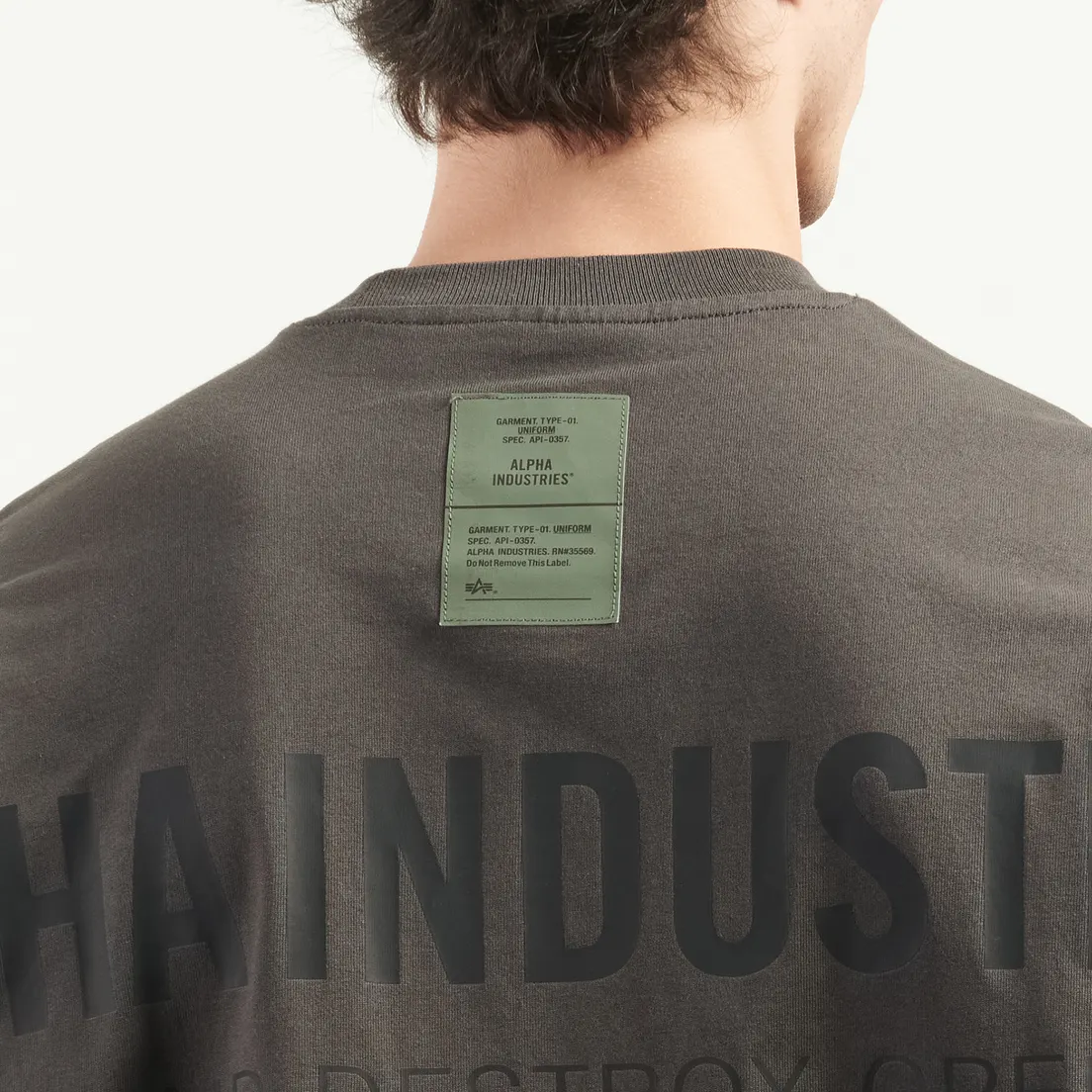 Alpha Industries Мужской лонгслив Uniform Graphic