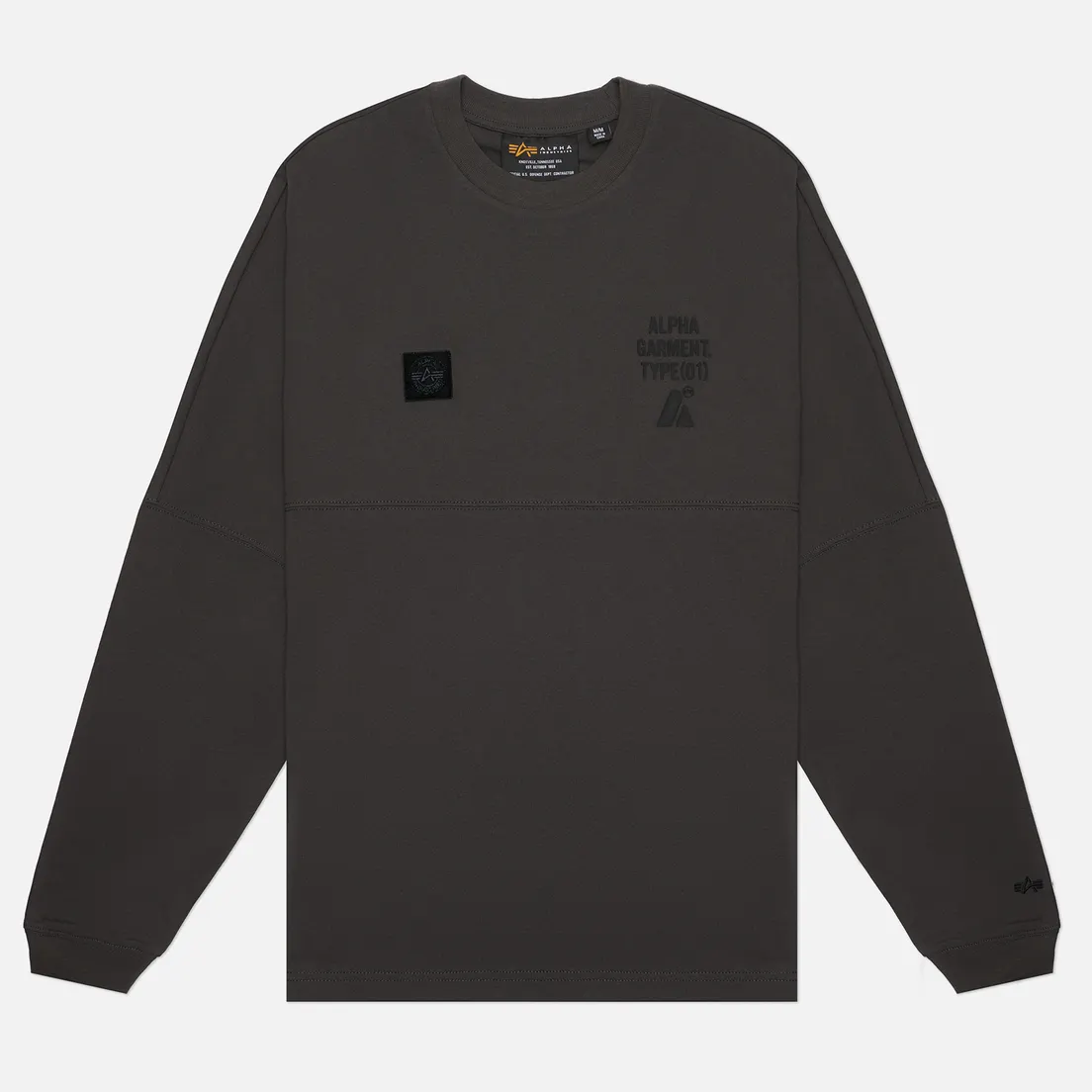 Alpha Industries Мужской лонгслив Uniform Graphic