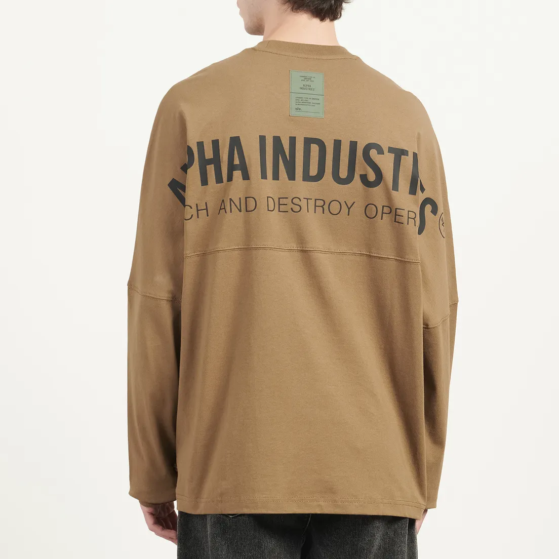 Alpha Industries Мужской лонгслив Uniform Graphic