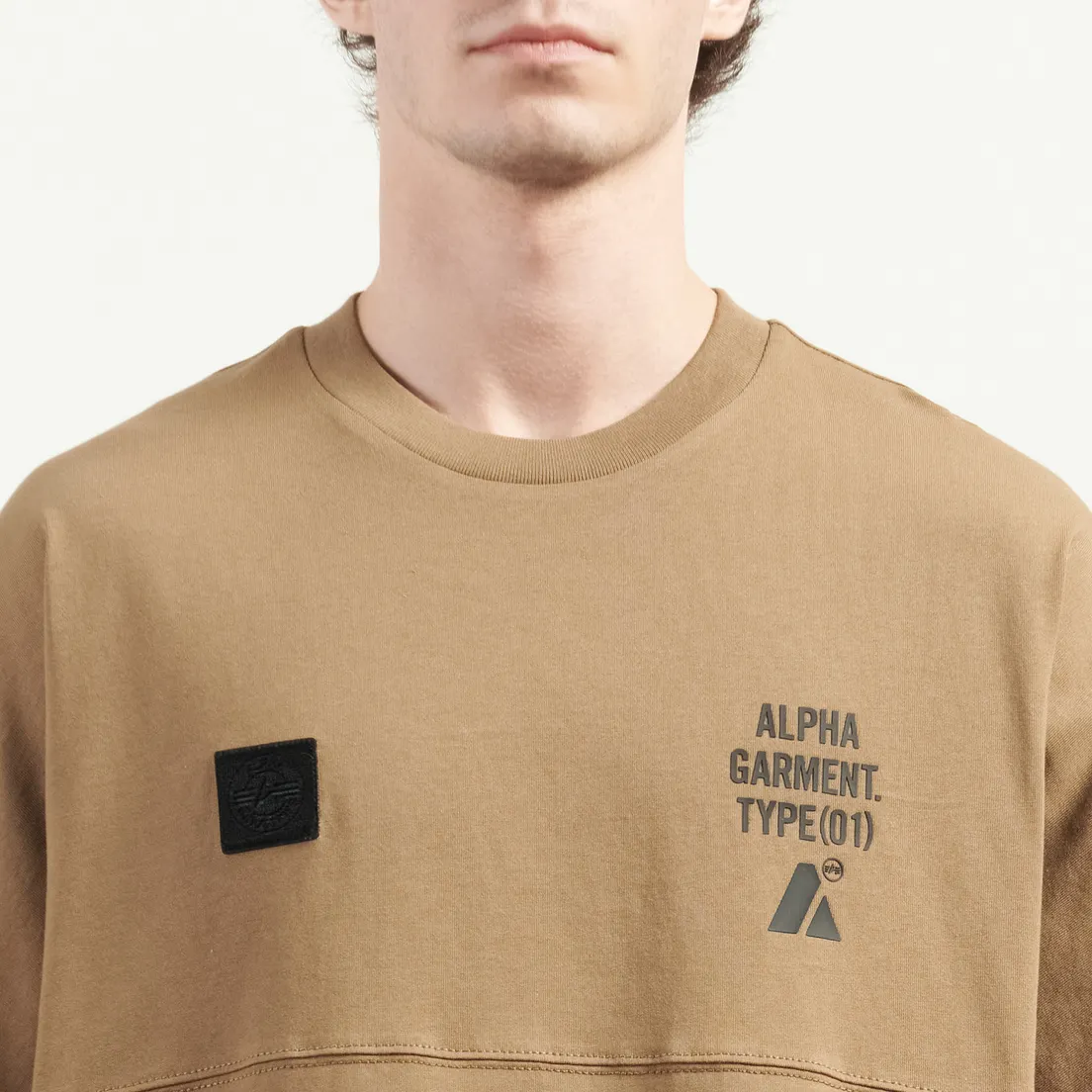 Alpha Industries Мужской лонгслив Uniform Graphic