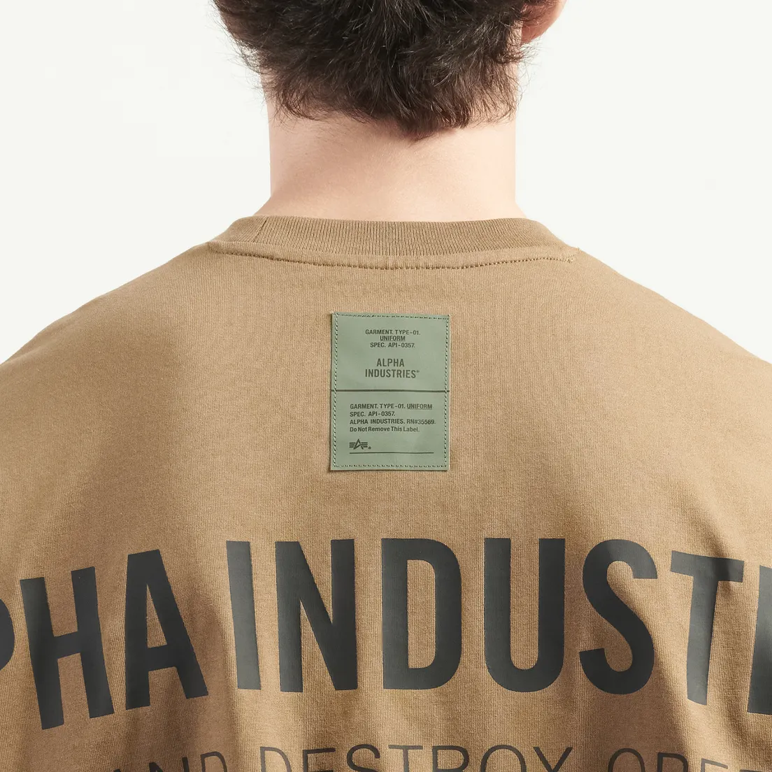 Alpha Industries Мужской лонгслив Uniform Graphic