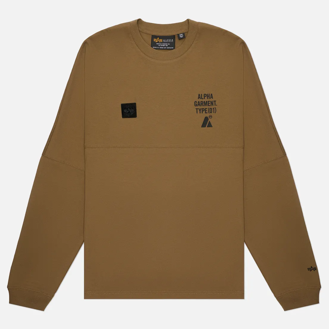 Alpha Industries Мужской лонгслив Uniform Graphic