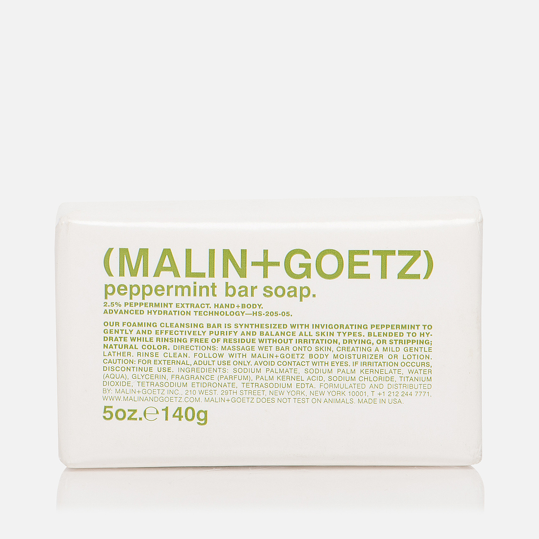 Malin+Goetz Мыло Peppermint Bar Medium