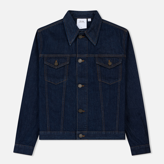Мужская джинсовая куртка Calvin Klein Jeans Est. 1978 Denim Trucker Panel Rinse Indigo