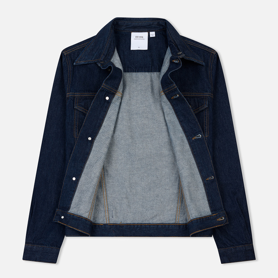 Мужская джинсовая куртка Calvin Klein Jeans Est. 1978 Denim Trucker Panel Rinse Indigo