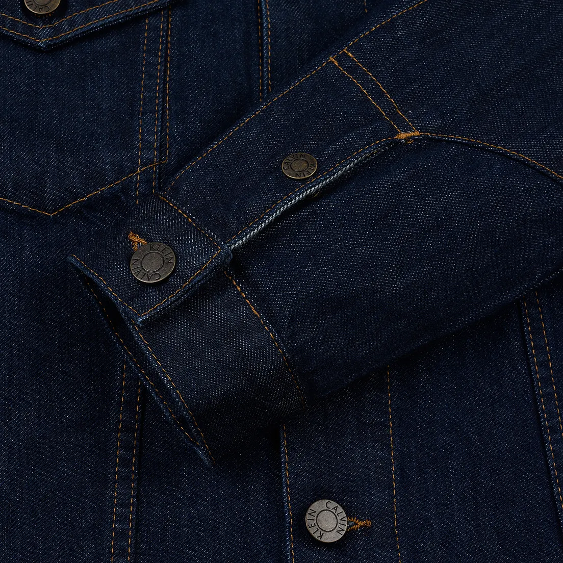 Calvin Klein Jeans Est. 1978 Мужская джинсовая куртка Denim Trucker Panel Rinse
