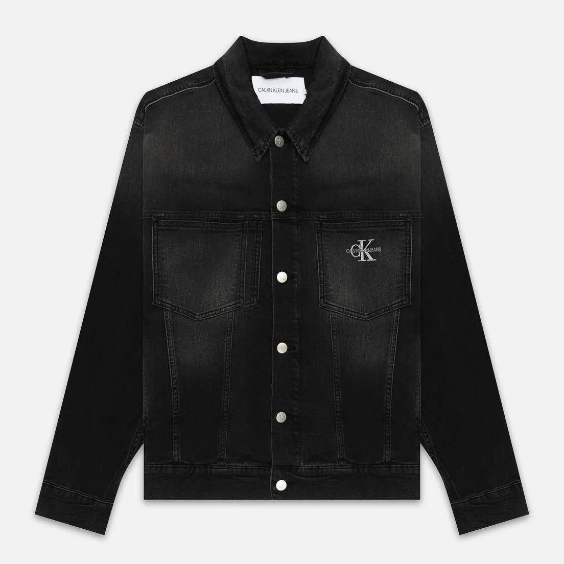 Calvin Klein Jeans Мужская джинсовая куртка Oversized Embroidered Monogram