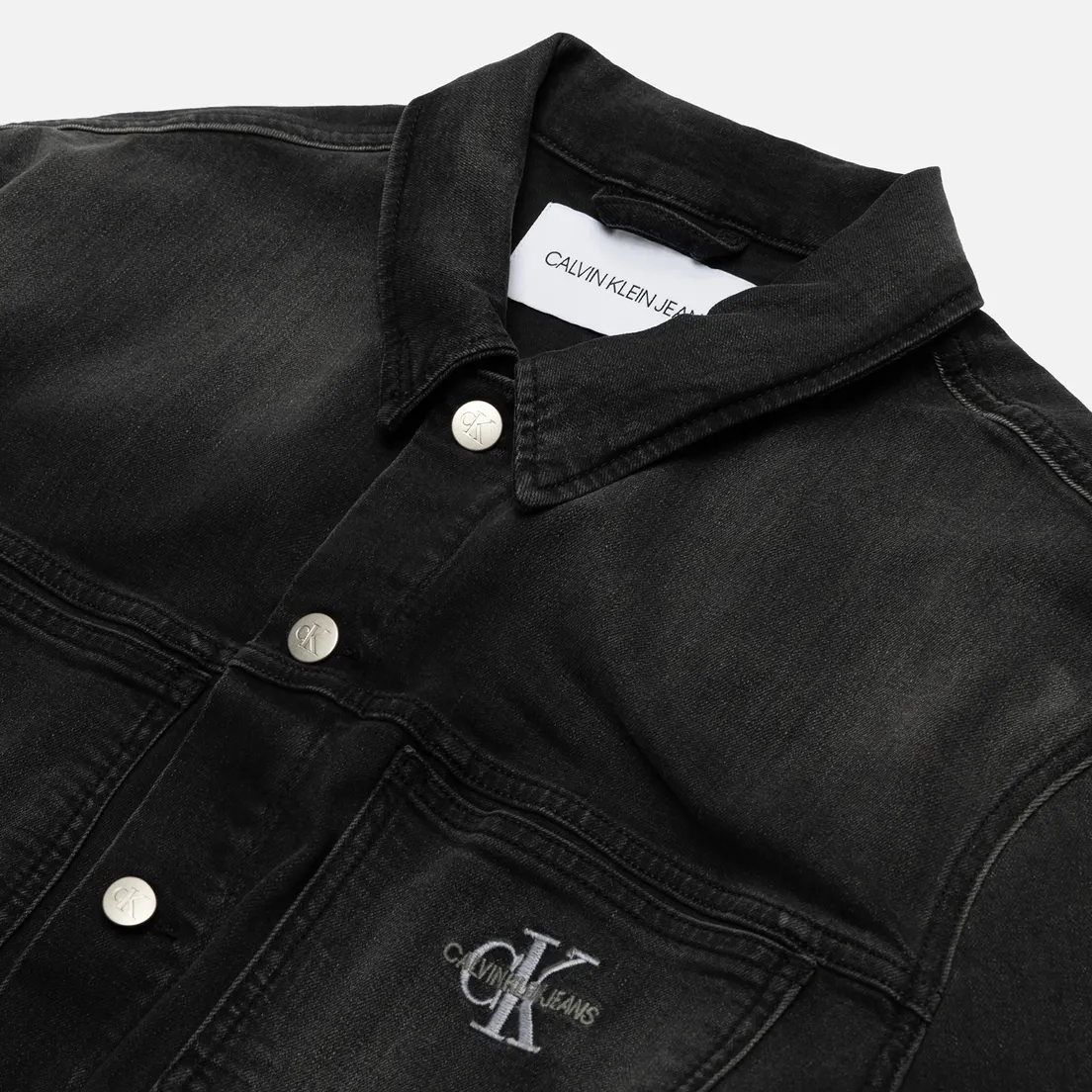 Calvin Klein Jeans Мужская джинсовая куртка Oversized Embroidered Monogram