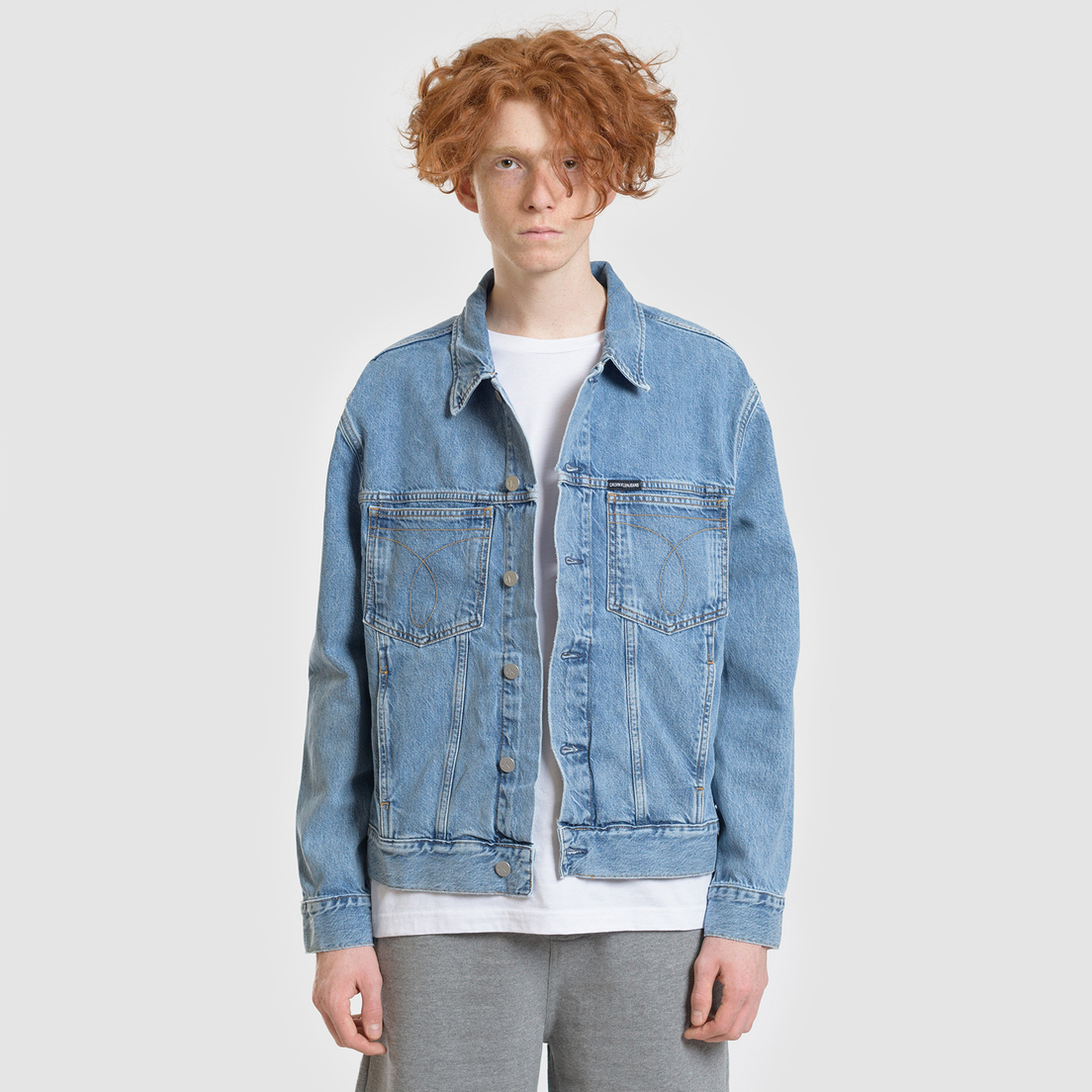 Calvin Klein Jeans Мужская джинсовая куртка Oversized Iconic Omega