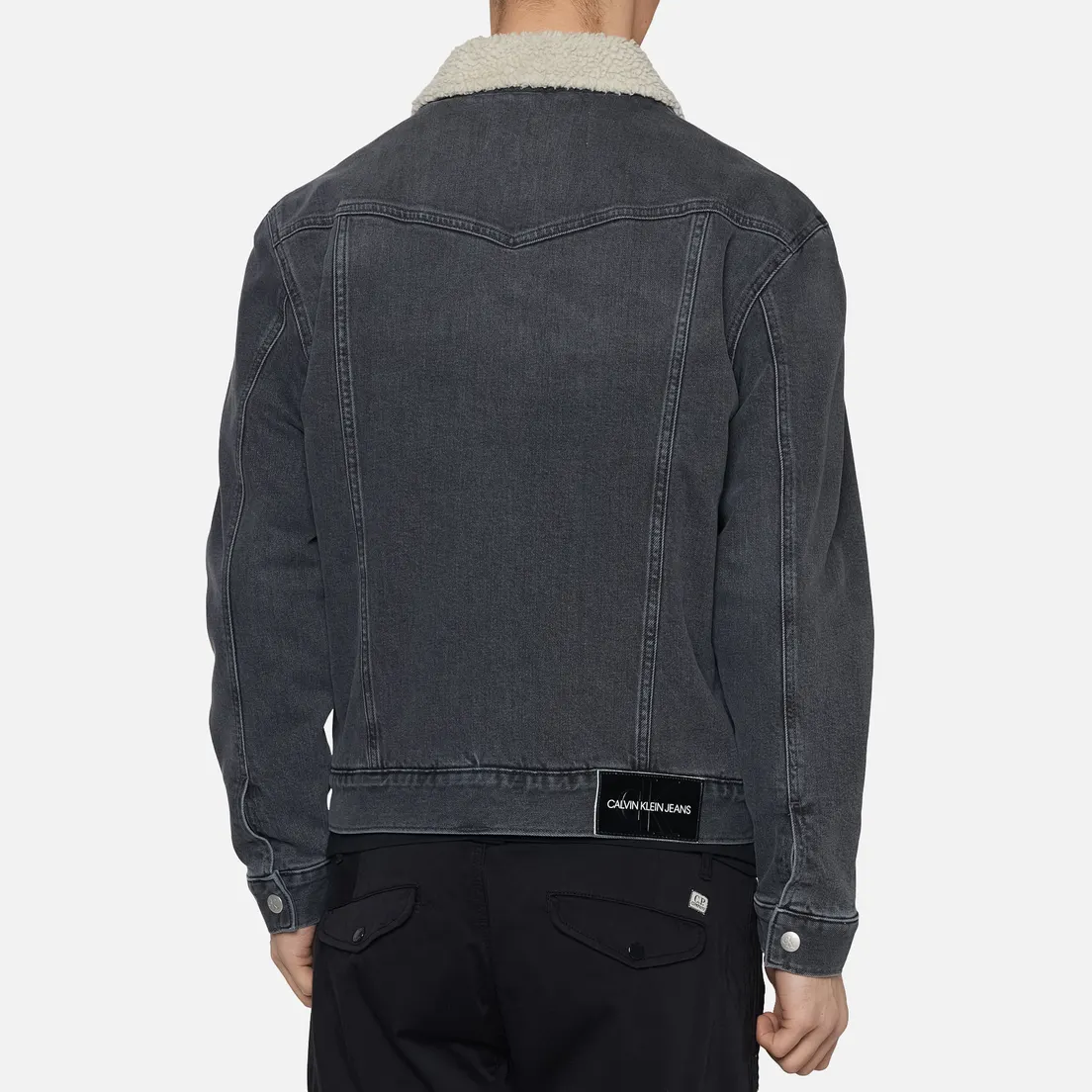 Calvin Klein Jeans Мужская джинсовая куртка Sherpa Denim