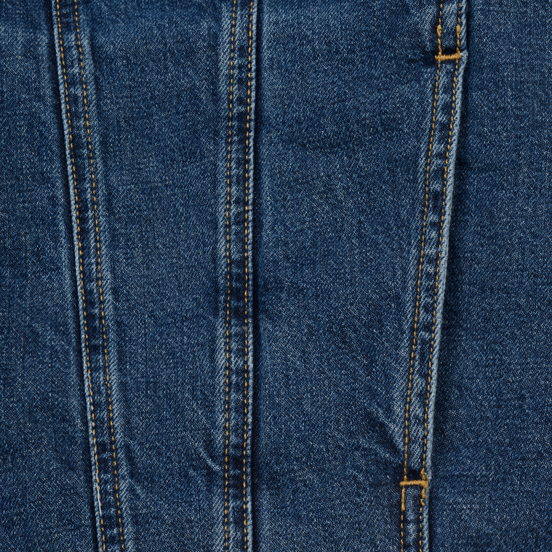 Мужская джинсовая куртка Calvin Klein Jeans Sherpa Regular Fit Mid Blue
